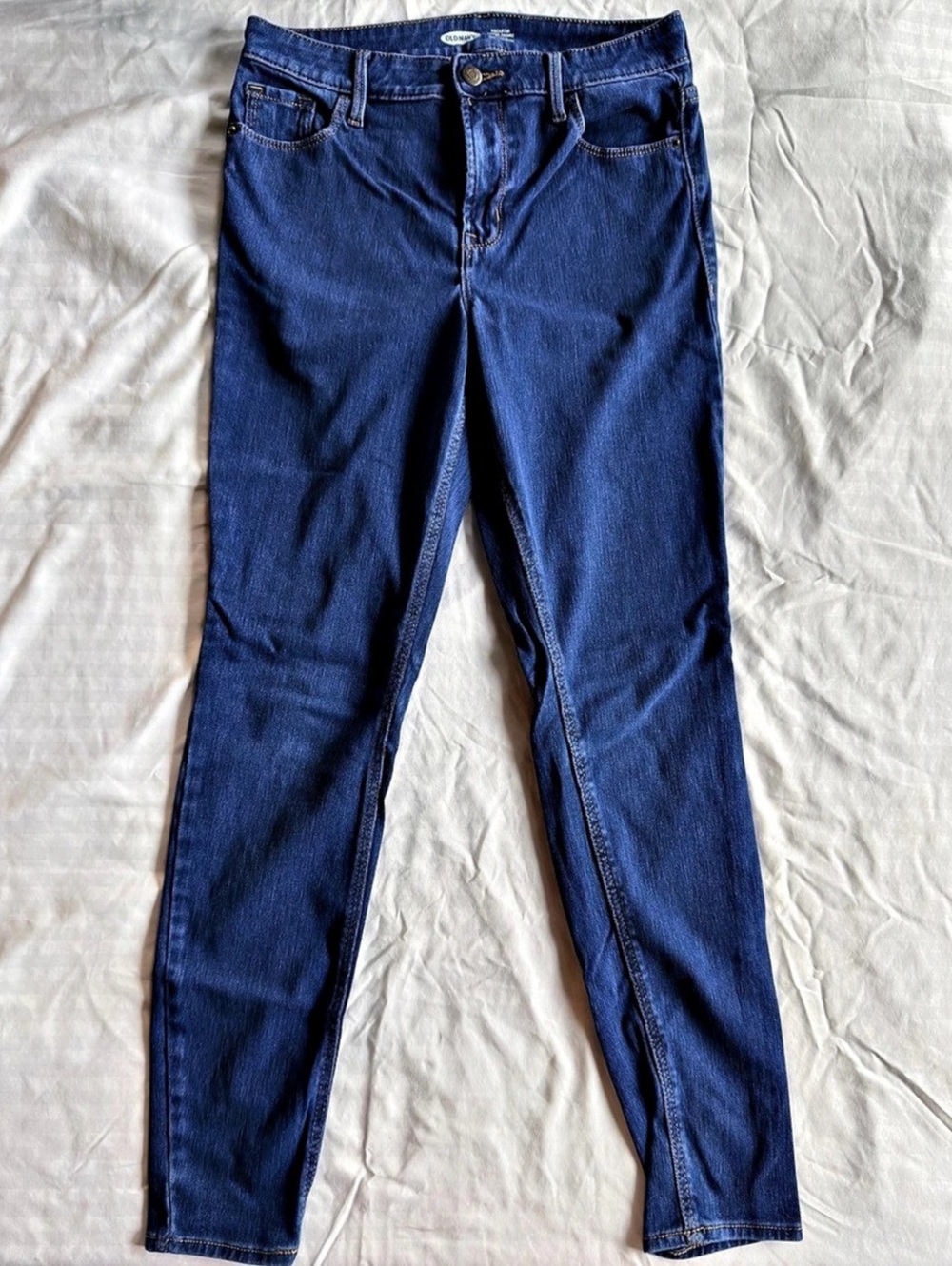 Old Navy Rockstar Super Skinny High Rise 24/7 Sculpt Jeans Blue Size 6